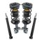 07-11 Nissan Versa Front Strut Assembly & Rear Shock Absorber Kit (Set of 4)