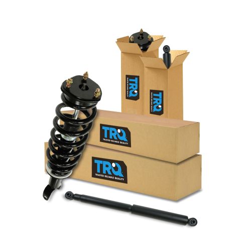 09-10 Dodge Ram 1500; 11-14 Ram 1500 w/4WD Front Strut & Spring & Rear Shock Kit (Set of 4)