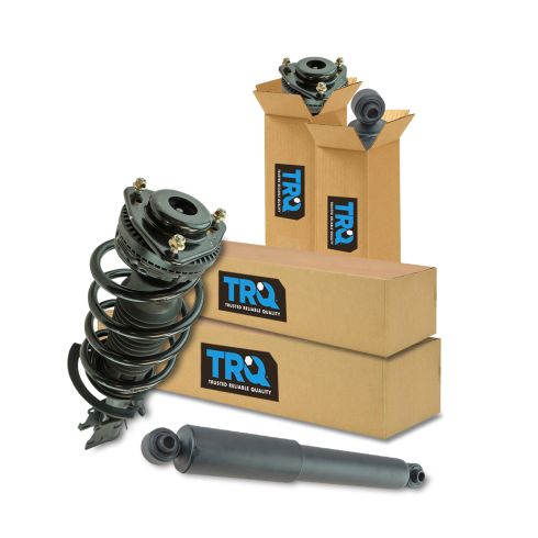 09-12 VW Routan (exc Elect Sup) Front Strut & Spring Assembly & Rear Shock Absorber Kit (Set of 4)