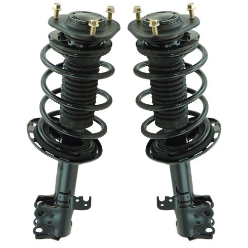 TRQ Front Complete Loaded Strut & Spring Assembly Pair – For Vibe/Corolla/Matrix 2009-2013
