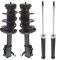 11-12 Chevrolet Cruze, Volt; 12 Buick Verano Front Strut & Spring Assembly & Rear Shock Kit (4pc)