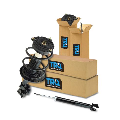 13-15 Nissan Altima 4dr Front Strut & Spring Assembly & Rear Shock Absorber Set (4pc)