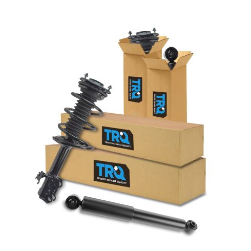 06-12 Toyota Rav4 w/ 4cyl Front Strut & Spring Assembly & Rear Shock Absorber Set (4pc)