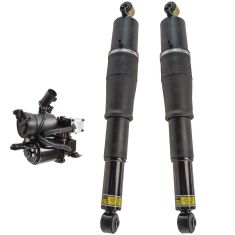 00-06 GM Full Size SUV; 03-06 Avalanche Air Ride Compressor w/Rear Air Shocks Kit (3 Piece Set)