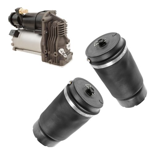 03-11 Land Rover Range Rover Air Ride Compressor w/Rear Air Spring Kit (3 Piece Set)