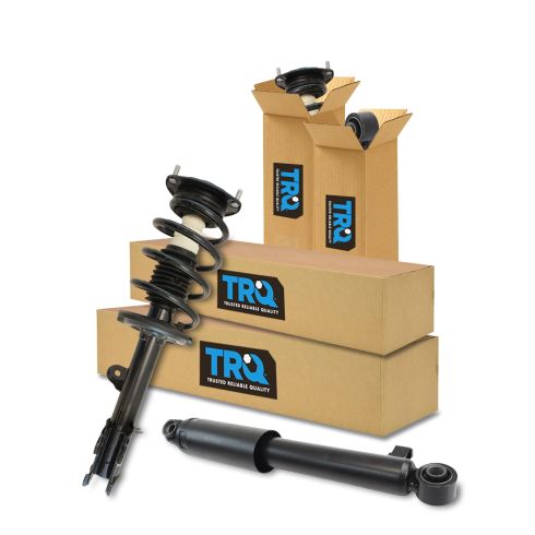 10-12 Hyundai Santa Fe Front Strut & Spring Assembly & Rear Shock Absorber Kit (Set of 4)