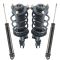 10-15 Hyundai Tucson; 11-15 Kia Sportage FWD  Front & Rear Strut Assembly Shock Absorber Kit (4pcs)