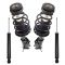 13 Chevrolet Malibu Front Strut & Spring Assembly & Rear Shock Kit (4pc)