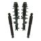 12-15 Kia Rio Front Strut & Spring Assembly & Rear Shock Kit (4pc)
