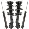 12-14 Hyundai Sonata (w/o Sport Susp) Complete Front & Rear Strut Assembly Shock Absorber Kit (4pcs)