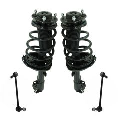 04-06 RX330; 07-09 RX350; 06-08 RX400h; 04-07 Highlander Front Loaded Strut & Sway Link Kit (4pc)