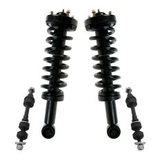 05-08 Ford F150; 06-08 Lincoln Mark LT 2WD Front Loaded Strut & Sway Link Kit (4