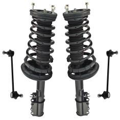 92-01 Toyota Camry V6; 92-01 Lexus ES300 Rear Loaded Strut & Sway Link Kit (4pc)