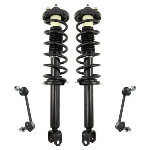 09-10 Acura TSX; 11-14 TSX Sedan 2.4L Rear Loaded Strut & Sway Link Kit (4pc)