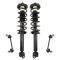 09-10 Acura TSX; 11-14 TSX Sedan 2.4L Rear Loaded Strut & Sway Link Kit (4pc)