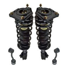 99-05 Chevy Malibu Classic Sedan Rear Loaded Strut & Sway Link Kit (4pc)