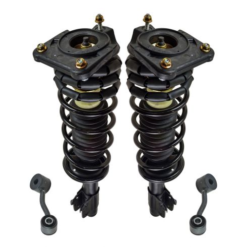 99-05 Chevy Malibu Classic Sedan Rear Loaded Strut & Sway Link Kit (4pc)