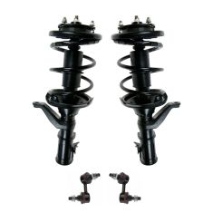 02-05 Honda Civic (exc Hybrid) Front Loaded Strut & Sway Link Kit (4pc)
