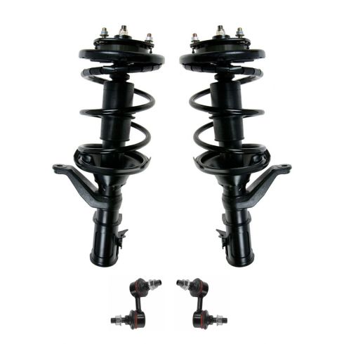 02-05 Honda Civic (exc Hybrid) Front Loaded Strut & Sway Link Kit (4pc)