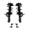 02-05 Honda Civic (exc Hybrid) Front Loaded Strut & Sway Link Kit (4pc)