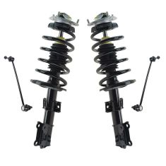 03-14 Volvo XC90 Front Loaded Strut & Sway Link Kit (4pc)