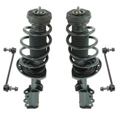 10-16 Cadillac SRX Front Strut & Spring Assembly & Sway Bar Link Kit (4pc)