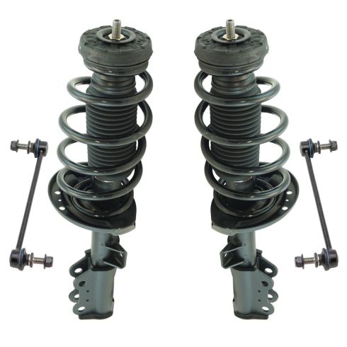 10-16 Cadillac SRX Front Strut & Spring Assembly & Sway Bar Link Kit (4pc)