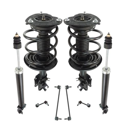 09-14 Nissan Maxima Front Strut Rear Shock w Sway Bar Link Kit (Set of 8)