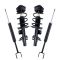13-16 Dodge Dart w/ MT, w/ AT (exc Ltd, GT) Front & Rear Complete Strut & Shock Kit (4pc)