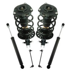 11-17 Nissan Juke Front Complete Strut & Rear Shock Absorber Kit w/ Links (6pc)