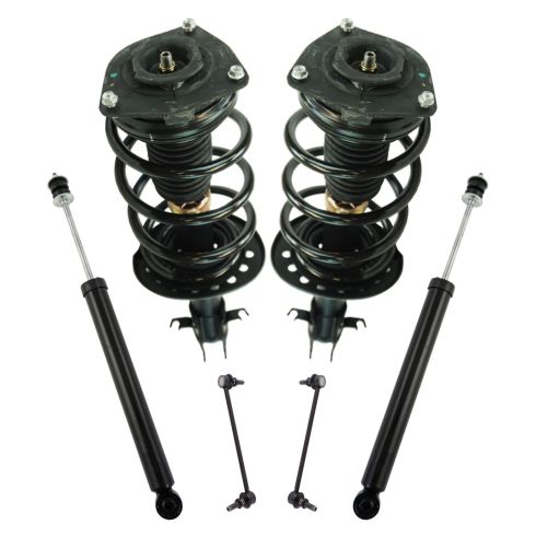 11-17 Nissan Juke Front Complete Strut & Rear Shock Absorber Kit w/ Links (6pc)