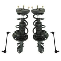 12-17 Toyota Camry (exc SE) Rear Loaded Struts & Spring Assemblies w Links  4pc