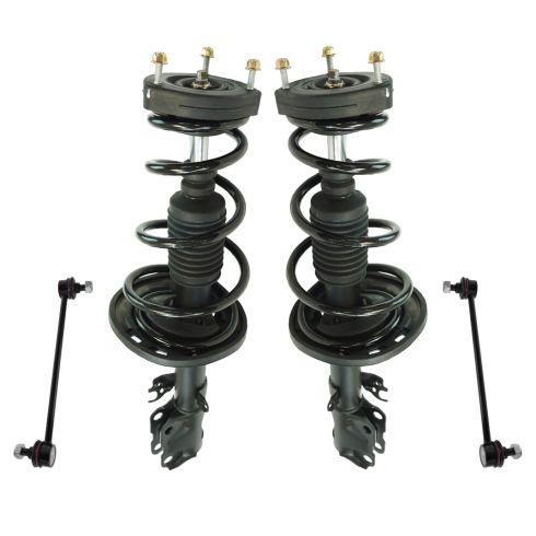 12-17 Toyota Camry (exc SE) Rear Loaded Struts & Spring Assemblies w Links  4pc