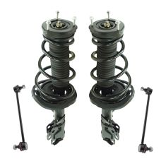 12-14 Toyota Camry SE Rear Loaded Struts & Spring Assemblies w Links  4pc
