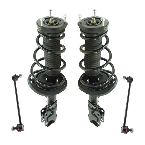 12-14 Toyota Camry SE Rear Loaded Struts & Spring Assemblies w Links  4pc