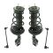 12-14 Toyota Camry SE Rear Loaded Struts & Spring Assemblies w Links  4pc