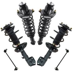 09-10 Toyota Corolla 1.8L Front & Rear Strut & Spring Assembly w/ Links (6pc)
