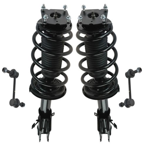 11-14 Ford Edge, Lincoln MKX V6 Front Strut & Spring Assembly w/ Links Kit 4pc