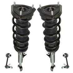 03-07 Infiniti G35 2dr RWD; 03-09 Nissan 350Z Frt Shock & Spring w Links Kit 4pc
