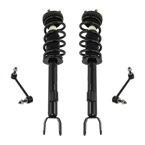 12-14 Dodge Challenger, Charger R/T RWD Front Strut & Spring w/ Links Kit (4pc)