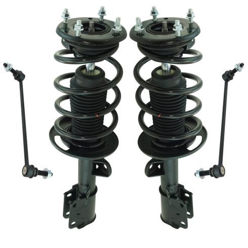 13-16 Ford Explorer Front Strut & Spring Assembly w/ Links Kit (4pc)