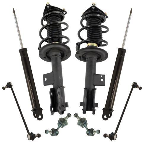 12-14 Sonata (wo Sport Susp) Front & Rear Loaded Strut & Shock Kit w/ Links 8pc
