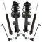 12-14 Sonata (wo Sport Susp) Front & Rear Loaded Strut & Shock Kit w/ Links 8pc