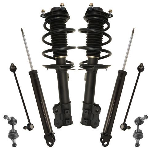 11 Sonata (w/o Sport Susp) Front & Rear Loaded Strut & Shock Kit w/ Links 8pc
