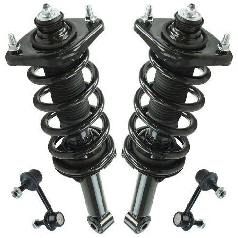 12-14 Honda CR-V (exc. Touring) AWD Rear Strut & Spring Assembly w/ Links Kit (4pc)