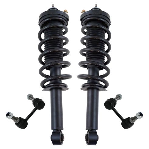 09-16 Dodge Journey Rear Complete Shock & Spring Assembly w/ Links Kit (4pc)