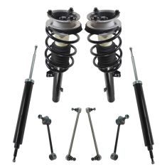 06-13 BMW E90 (wo Sport Susp) Front & Rear Loaded Strut Shock w Links Kit (8pc)