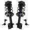 06-08 Subaru Forester Front Complete Strut & Spring Assembly w Links Kit (4pc)