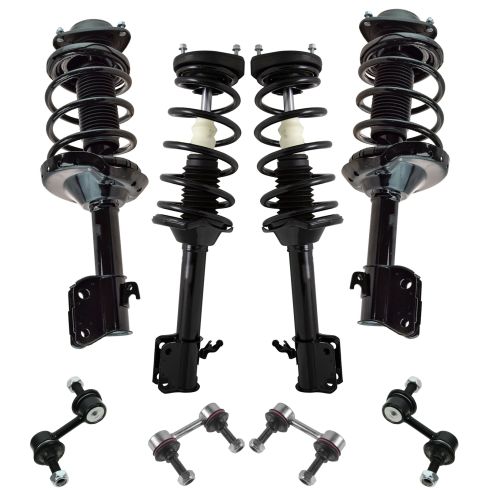 06-08 Subaru Forester (exc self level) Front & Rear Strut & Spring Assembly w Li