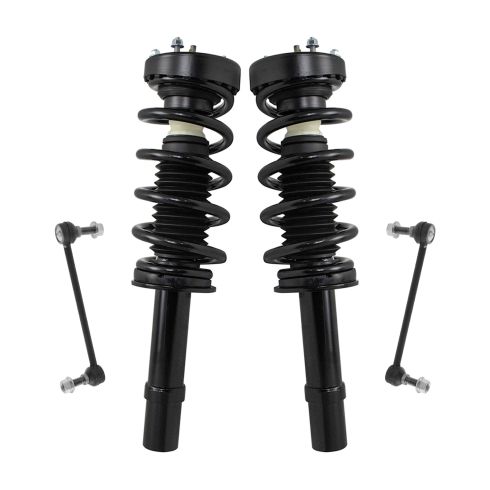 11-18 Charger; 12-16 300 5.7L AWD Front Shock & Spring Assembly w Links Kit (4pc
